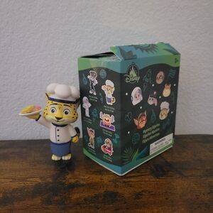 Disney Yellow Cheetah Chef Figure with Blue Striped Pants